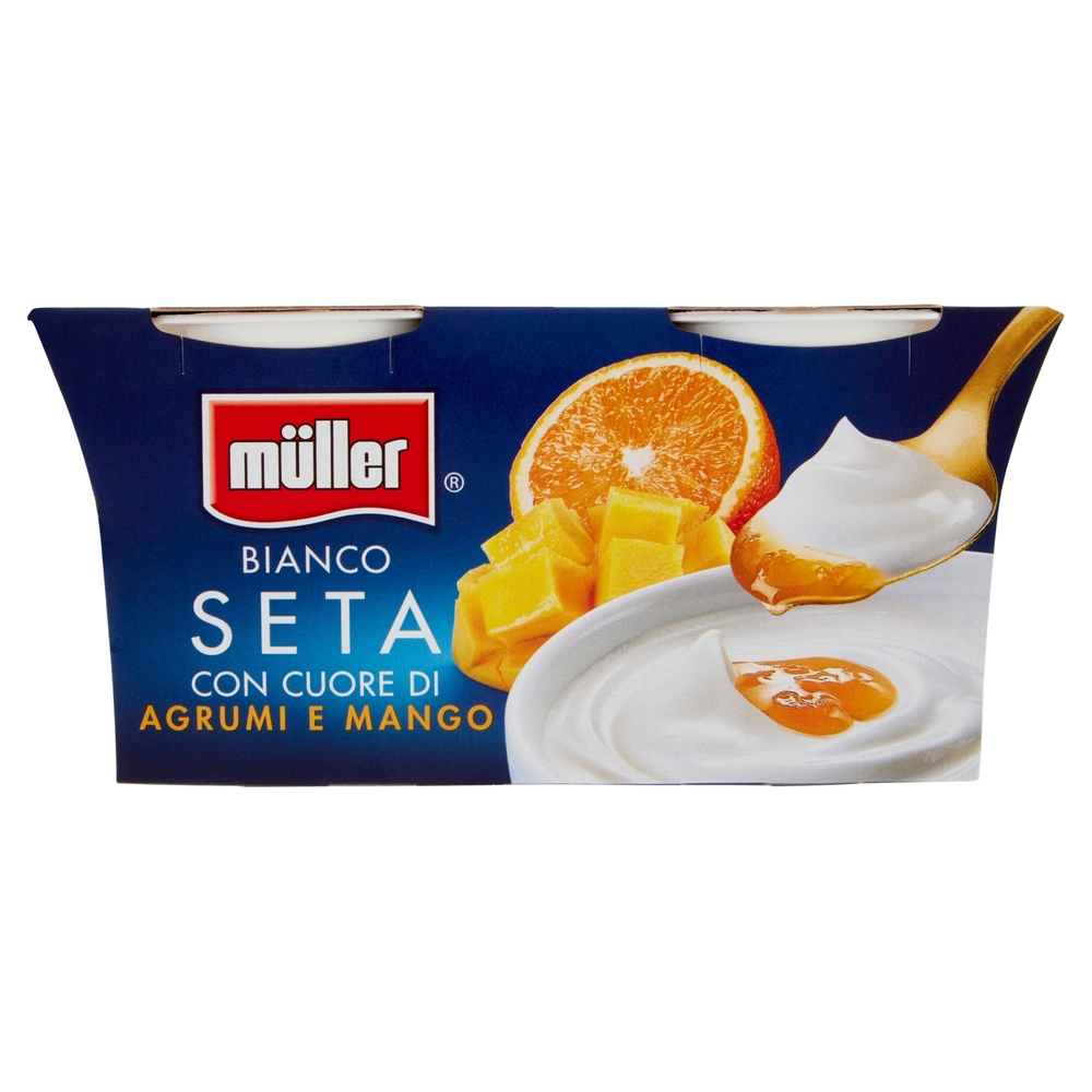 müller Bianco Seta con Cuore di Agrumi e Mango 2 x 125 g